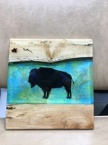 Buffalo Epoxy Plaque